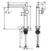 Hansgrohe Tecturis E Jednouchwytowa bateria umywalkowa 240 Fine CoolStart EcoSmart+ bez kompletu odpływowego Chrom 73072000